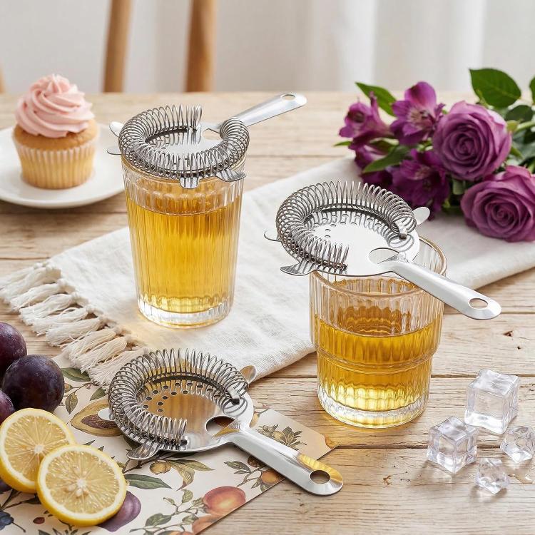 LsCook Stainless Steel Ice Filter, Wine Filter, Cocktail Filter