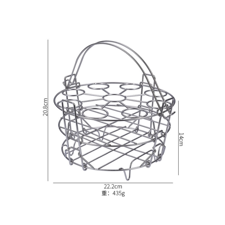Stainless Steel Steamer Kitchen Steamed Eggs Steamed Multi-function Steam Rack, Multi-function Steam Rack