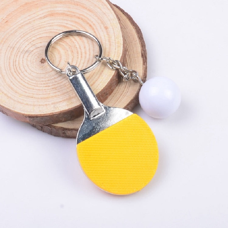 2 PCS Creative Metal table Tennis Keychain Handmade Jewelry Gift Sports Keychain, Table Tennis Shape(Black), Table Tennis Shape(Red), Table Tennis Shape(Yellow), Table Tennis Shape(Light Blue), Table Tennis Shape(Pink), Table Tennis Shape(Green)       ...