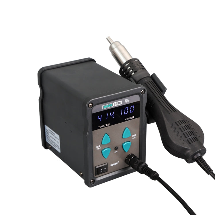 SUGON 858D 110V 700W Double Digital Display Hot Air Gun, US Plug, 858D, US Plug