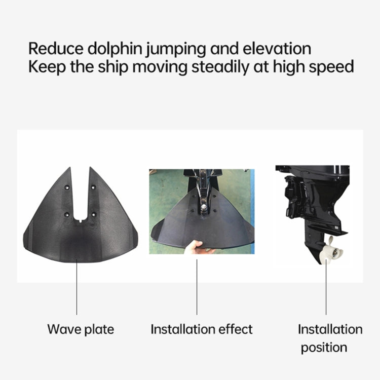 Outboard Motor Wave Pressure Board Sliding Wing Tail for 15 to 300HP Outdrive Stabilizer, For 15 to 300HP Outdrive Stabilizer