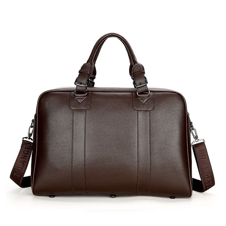 Large Capacity PU Leather Business Travel Bag Sports Gym Travel Handbag