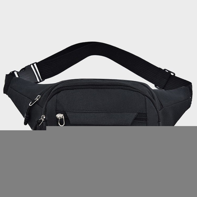 Pure Color Multi-function Pockets Waterproof Chest Bag Waist Crossbody Sports Bag
