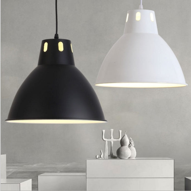 Simple Modern Aluminum Industrial and Mining Engineering Fresh Fruit Market Chandelier without Light Source, Black without Light Source, White without Light Source