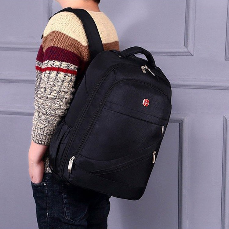 18 inch Pull Rod Double Shoulders School Bag Book Backpack Business Travel Box Bag, 18 inch